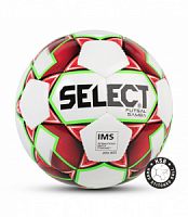 Мяч ф/з "SELECT FUTSAL SAMBA V22 FIFA Basic", (009) бел/чер/крас, м/ф